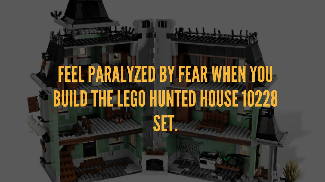 Feel paralyzed by fear when you build the LEGO Hunted House 10228 Set.