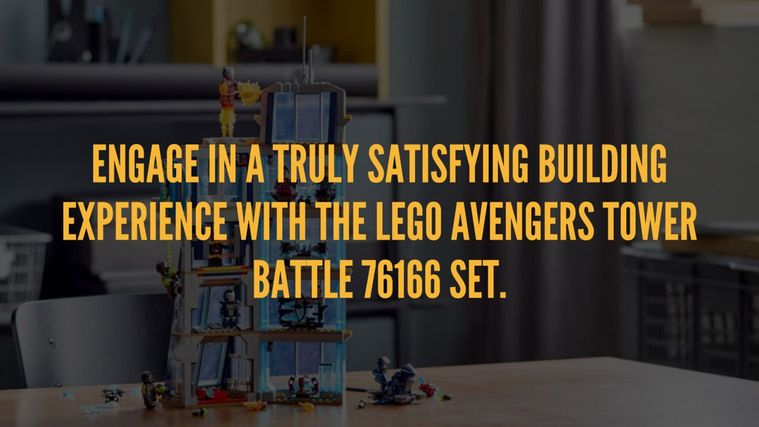 Engage in a truly satisfying building experience with the LEGO Avengers Tower Battle 76166 Set.