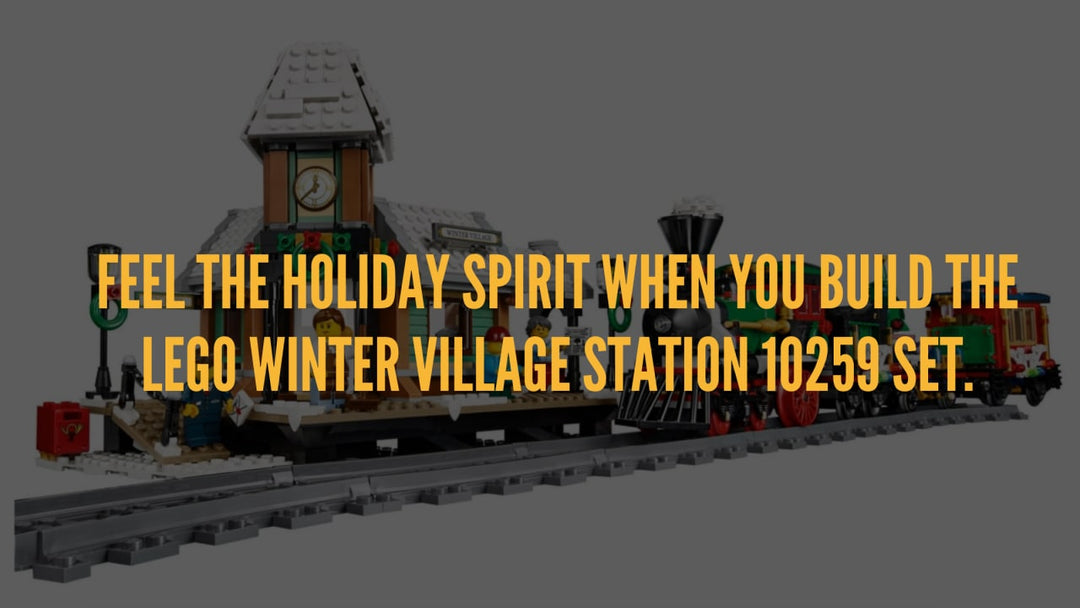 Feel the holiday spirit when you build the LEGO Winter Village Station 10259 Set.