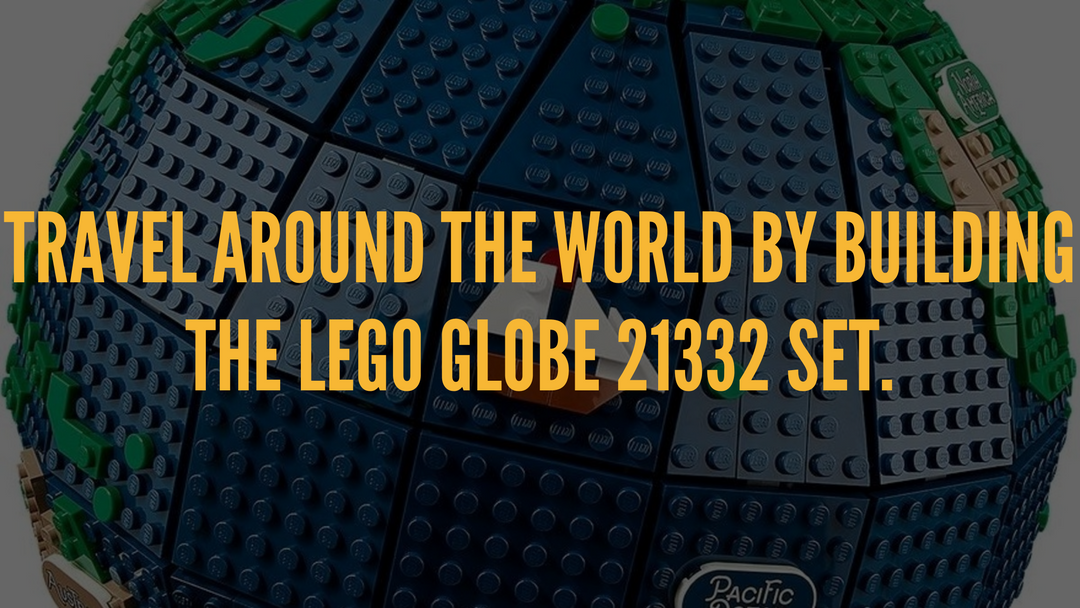 Travel around the world by building the LEGO Globe 21332 Set.