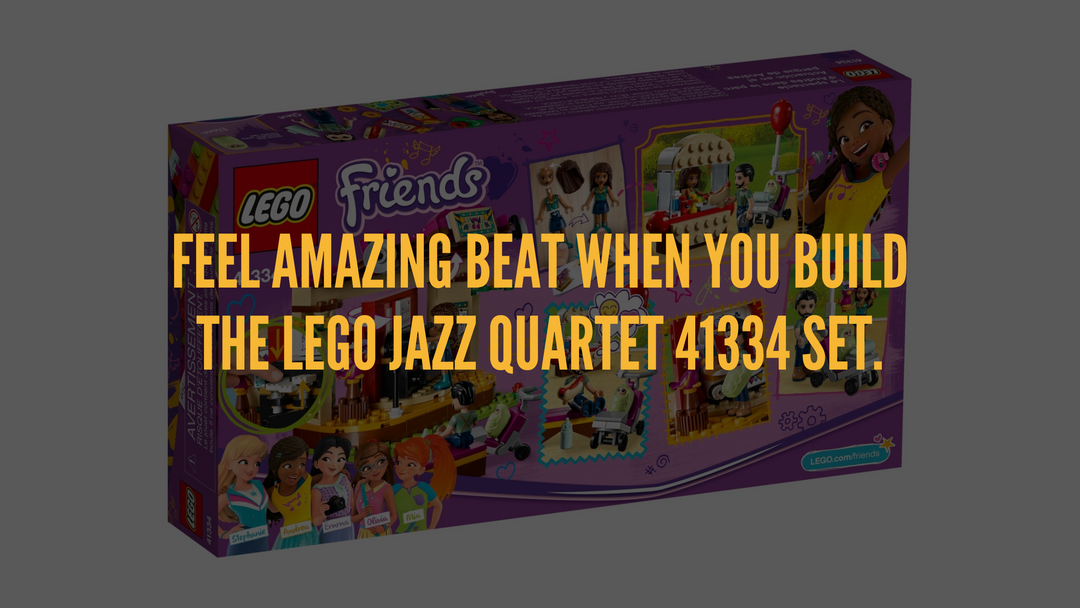 Feel amazing beat when you build the LEGO Jazz Quartet 41334 Set.