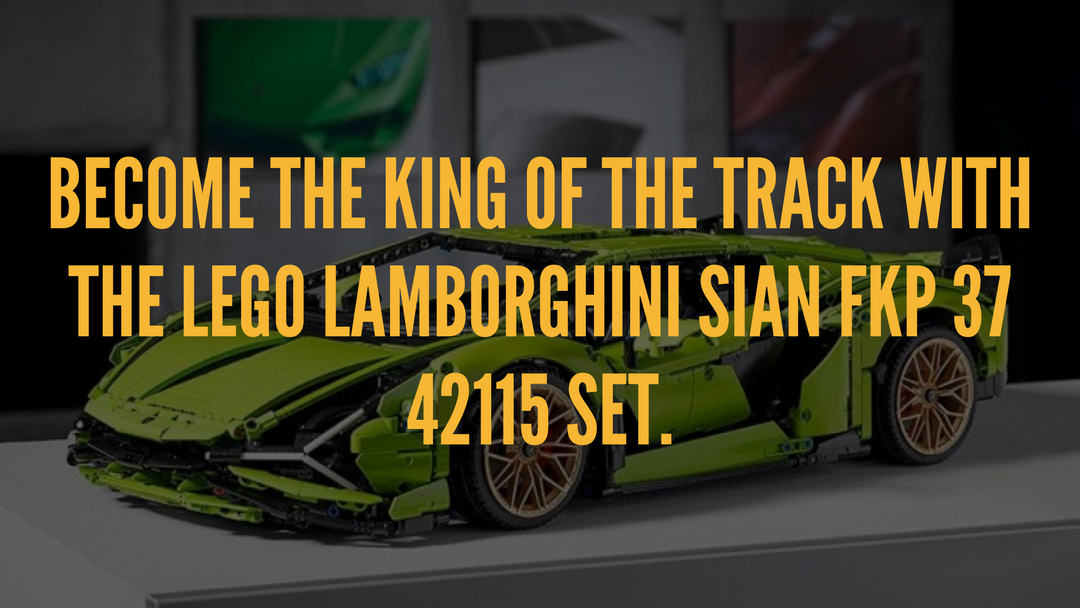 Become the king of the track with the LEGO Lamborghini Sian FKP 37 42115 Set.