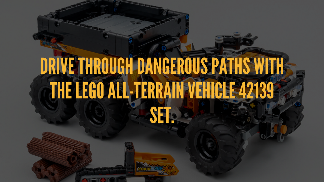 Drive through dangerous paths with the LEGO All-Terrain Vehicle 42139 Set.