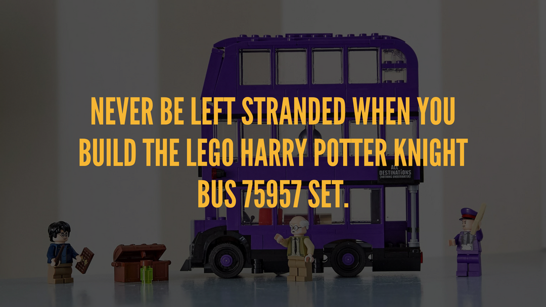 Never be left stranded when you build the LEGO Harry Potter Knight Bus 75957 Set