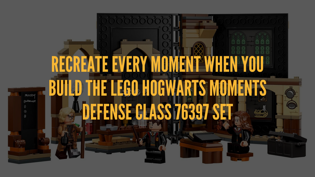 Recreate every moment when you build the LEGO Hogwarts Moments Defense Class 76397 Set.