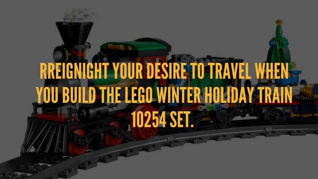 Rreignight your desire to travel when you build the LEGO Winter Holiday Train 10254 Set.