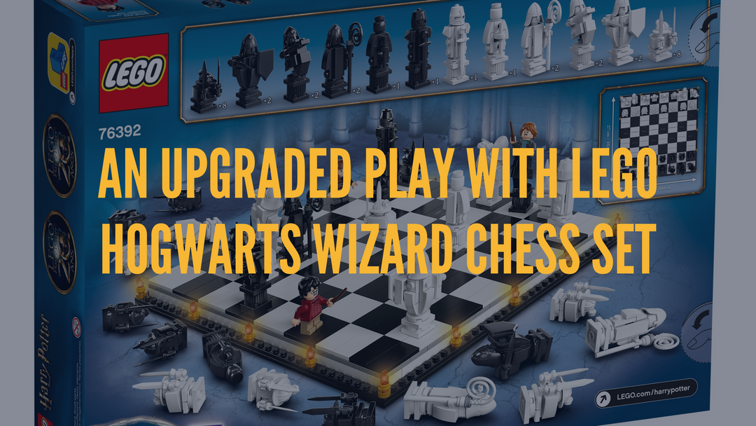 An upgraded play with LEGO Hogwarts Wizard Chess 76392 Set