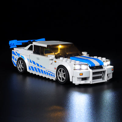 Light Kit for LEGO® 2 Fast 2 Furious Nissan Skyline GT-R (R34) 76917
