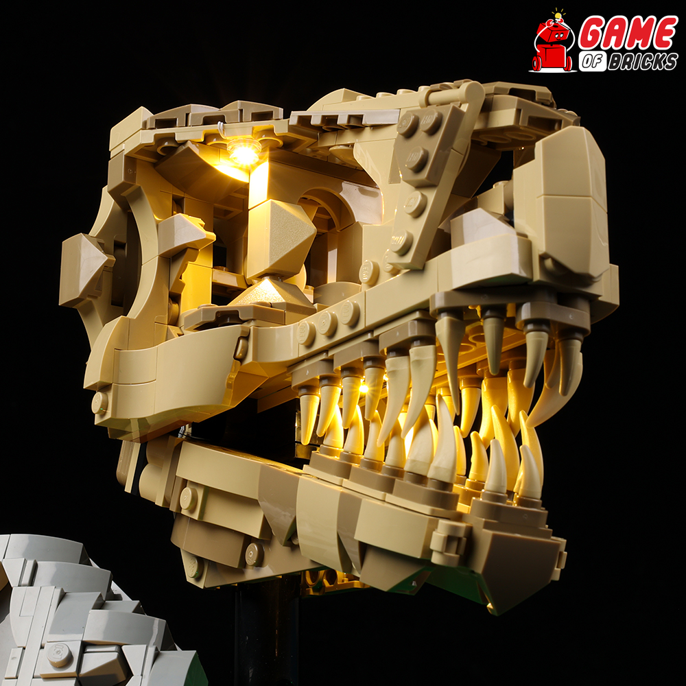 LEGO Dinosaur Fossils: T. rex Skull 76964 Light Kit