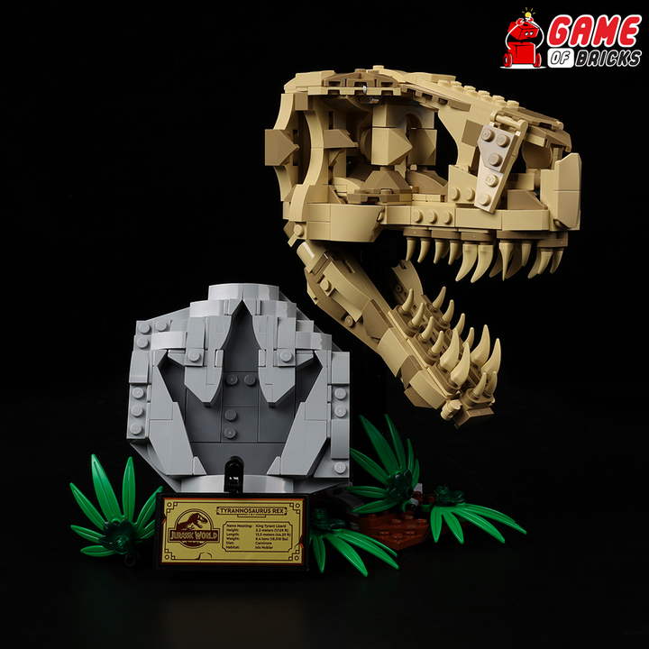 LEGO Dinosaur Fossils: T. rex Skull 76964 light kit