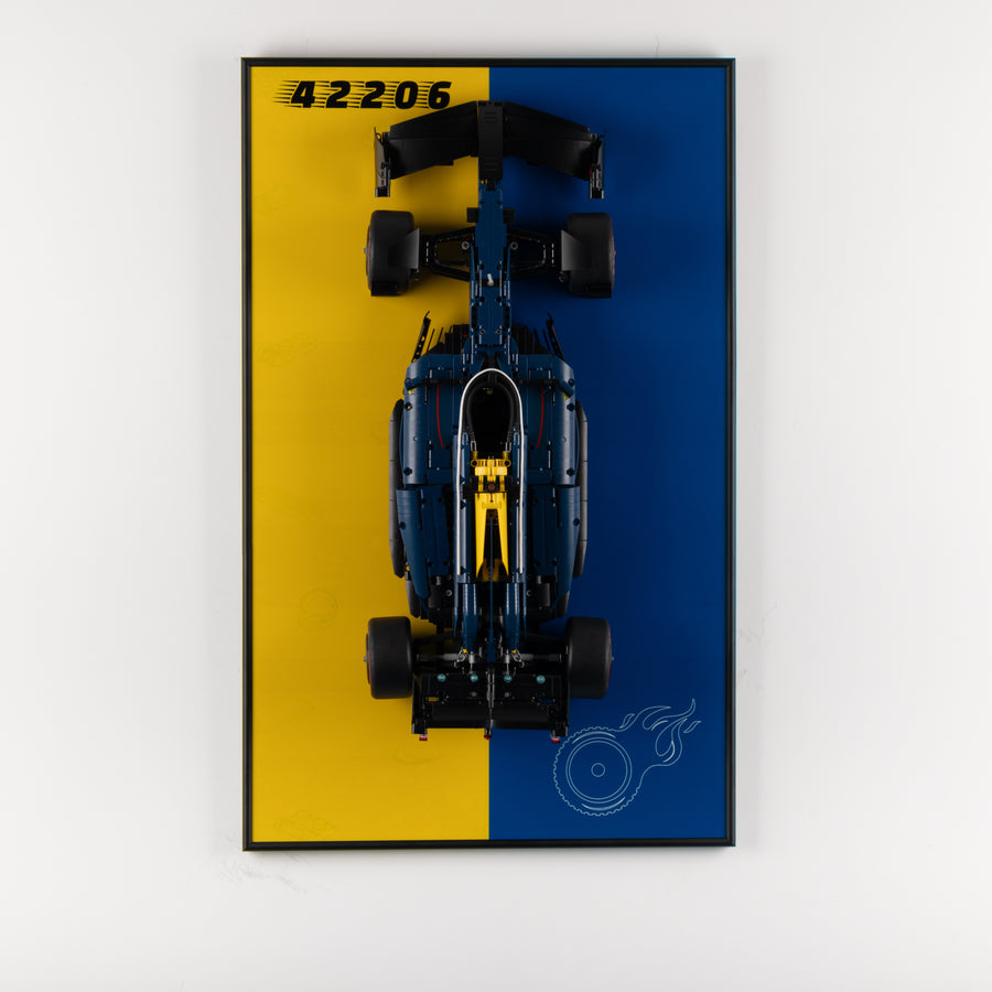 Display Wall-Mount for LEGO Oracle Red Bull Racing RB20 F1 Car 42206