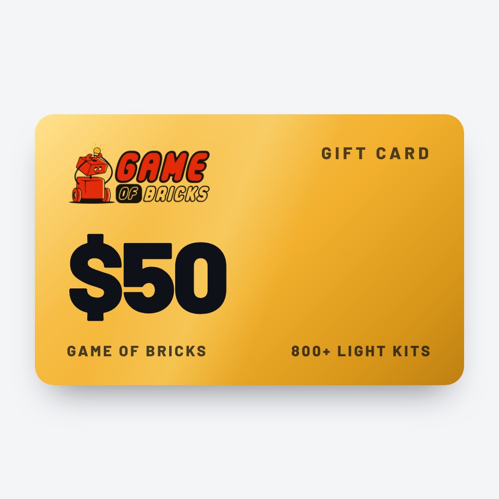 Game of Bricks $50 gift card