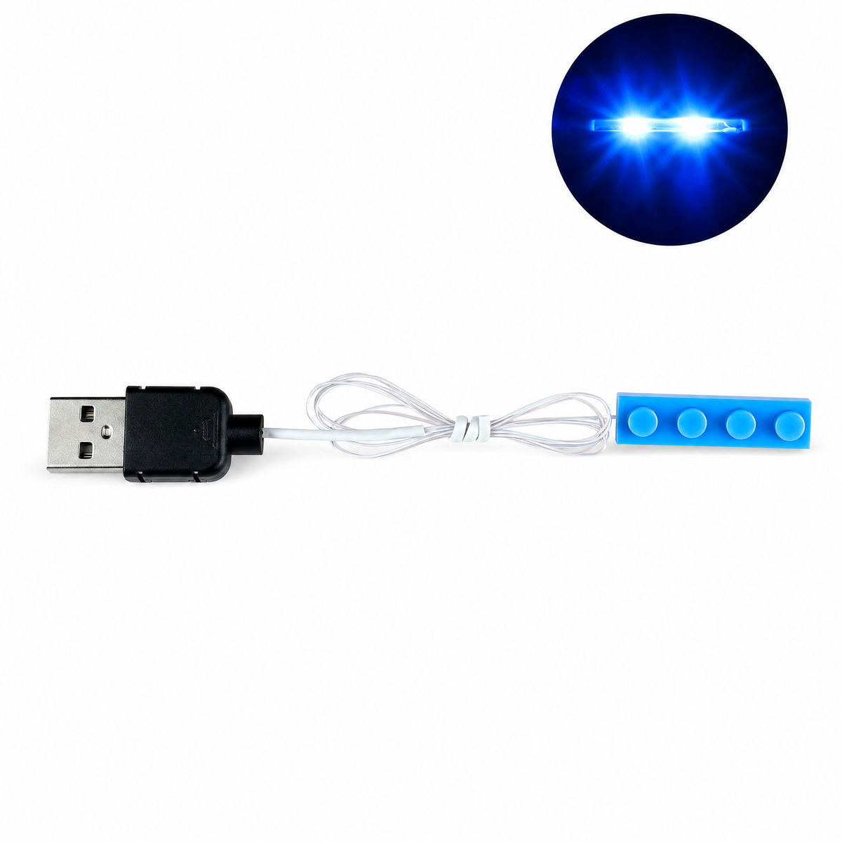 String LED Light Kit for LEGO® — blue detail