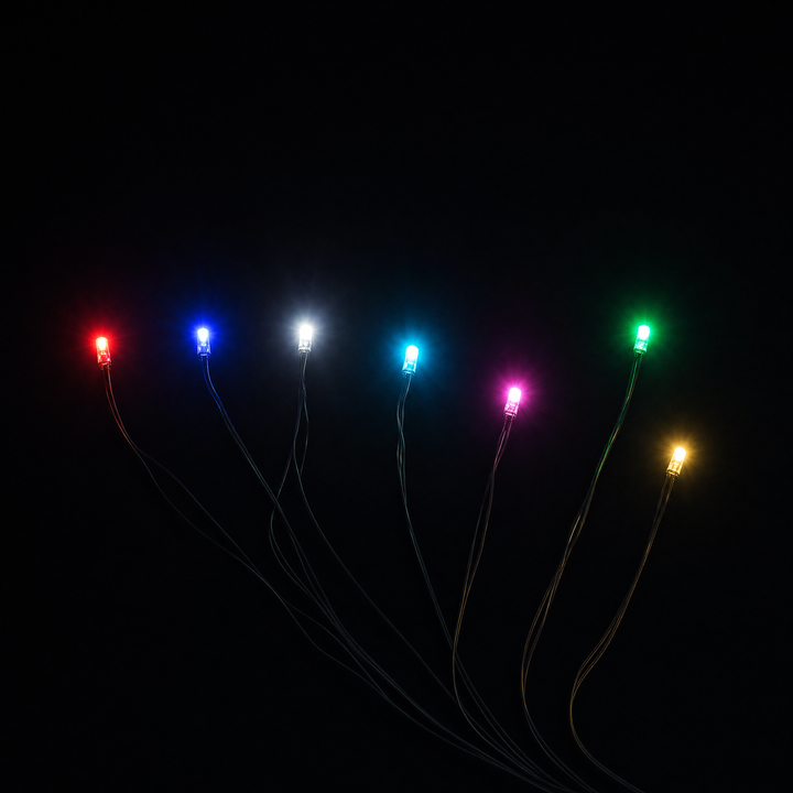 Black/White Bit Lights (Pack of 12)