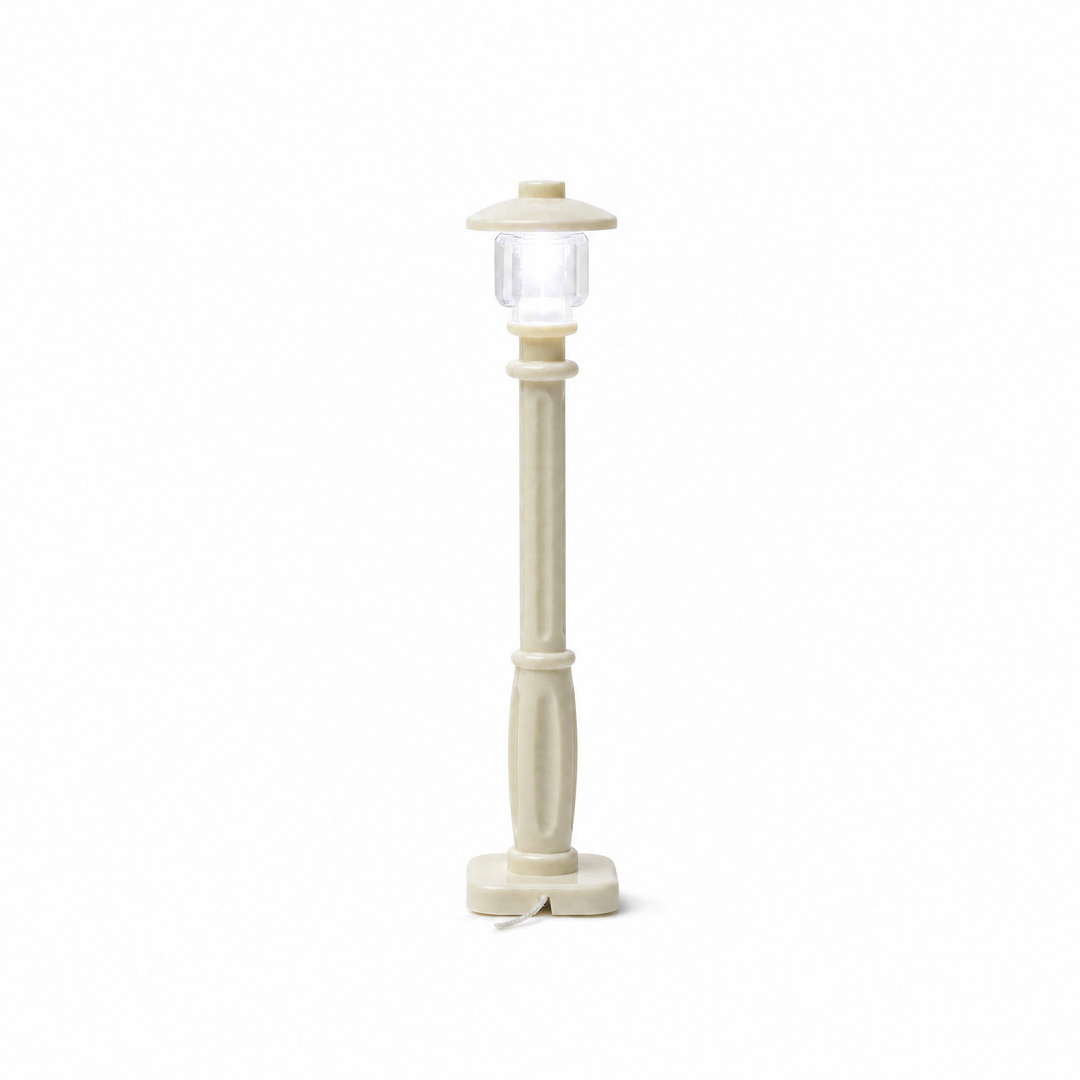 Single LED lamp post cool white for LEGO