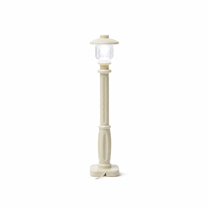 Single LED lamp post cool white for LEGO