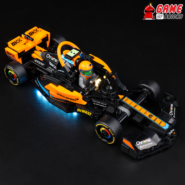 LEGO 2023 McLaren Formula 1 Race Car 76919 Light Kit