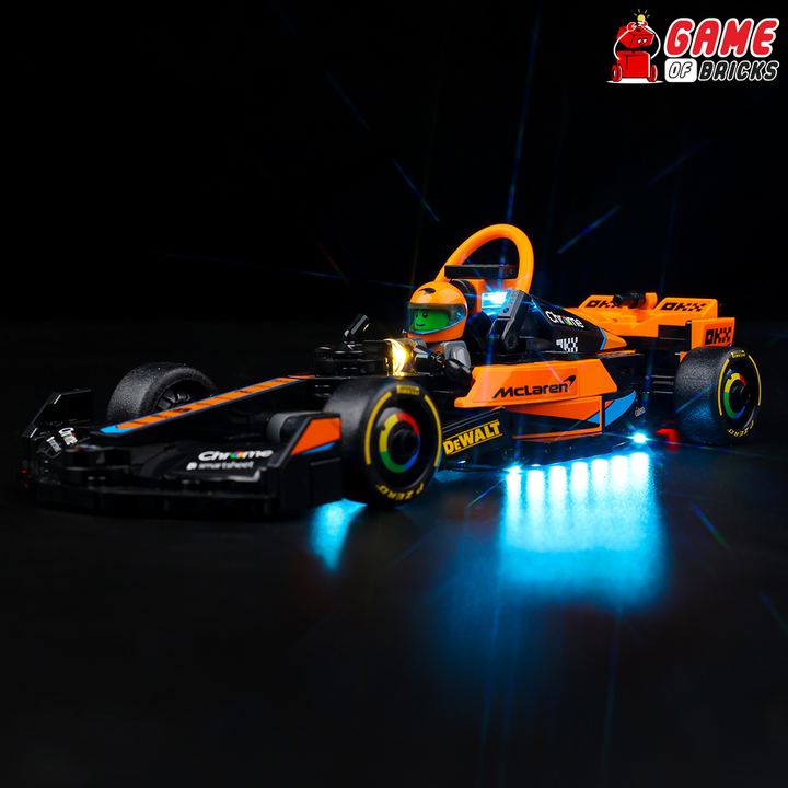 LEGO 2023 McLaren Formula 1 Race Car 76919 Light Kit