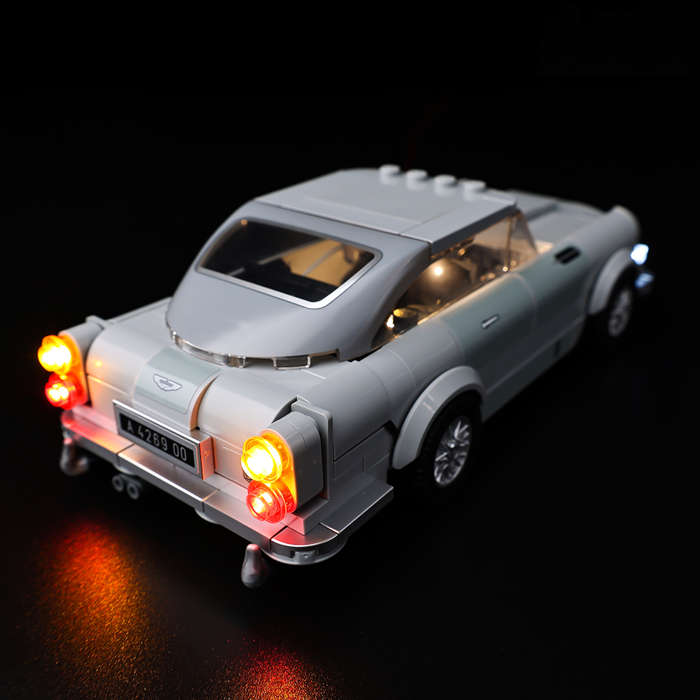Light Kit for LEGO® 007 Aston Martin DB5 76911 - rear quarter view