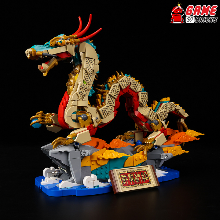 LEGO Auspicious Dragon LED lights