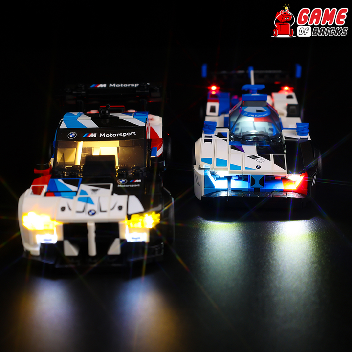 LEGO BMW M4 GT3 & BMW M Hybrid V8 Race Cars 76922 Light Kit