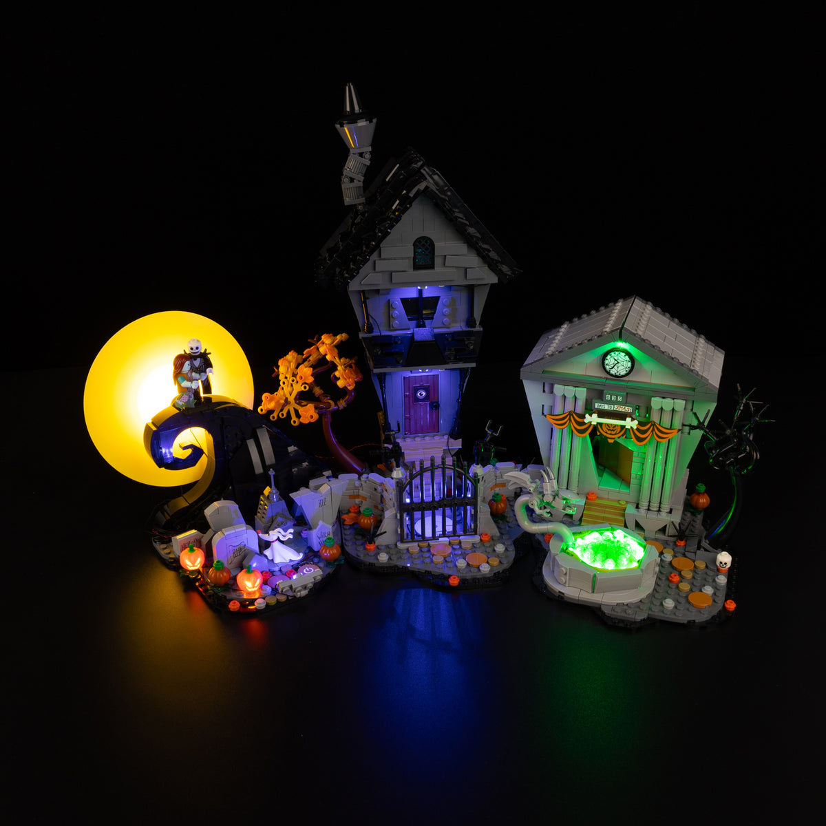 Light Kit for LEGO® Disney Tim Burton's The Nightmare Before Christmas 21351 (Updated)