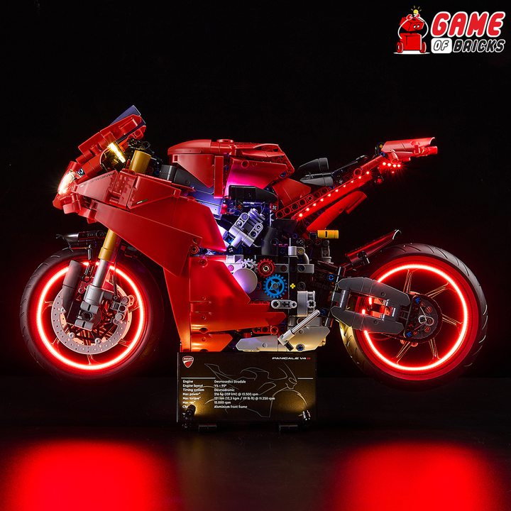 LEGO Ducati Panigale V4 S Motorcycle 42202 Light Kit