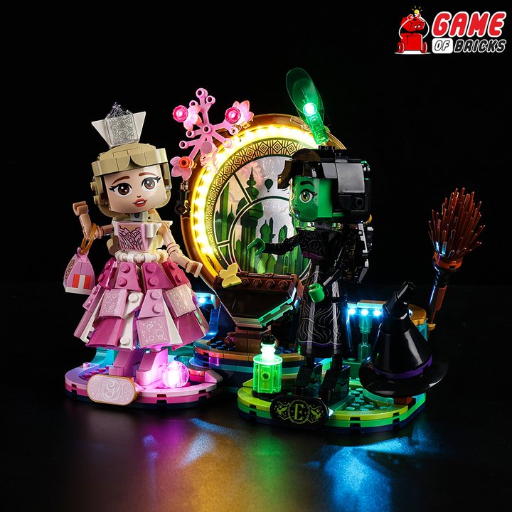 LEGO Elphaba & Glinda Figures 75682 Light Kit