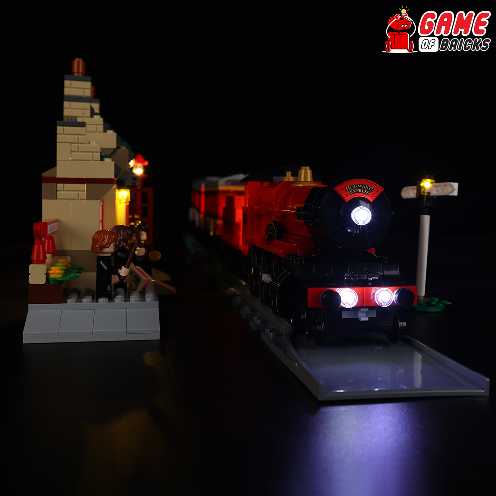 LEGO Hogwarts Express Train Set with Hogsmeade Station 76423 Light Kit