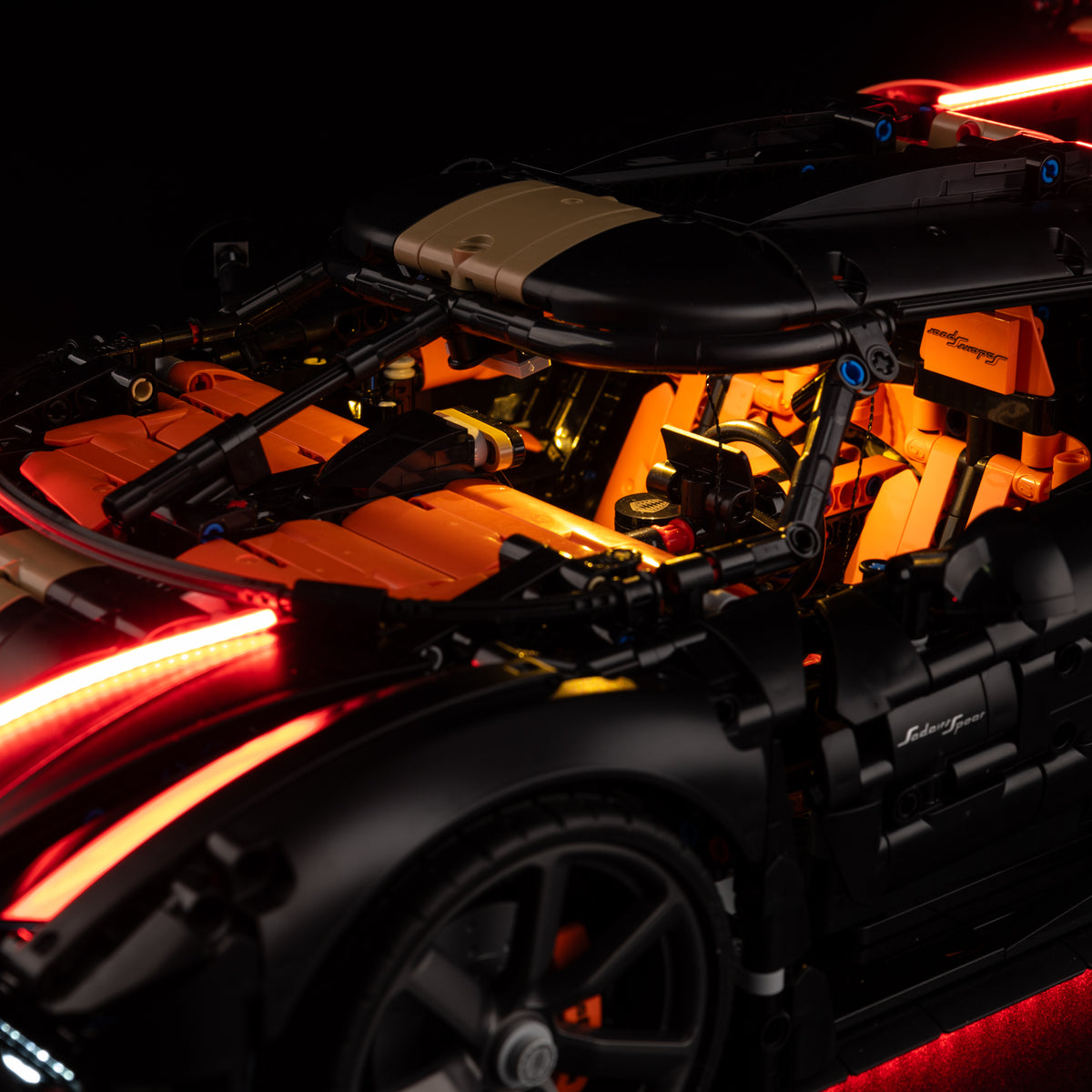 Light Kit for LEGO® Koenigsegg Sadair's Spear Megacar 42232