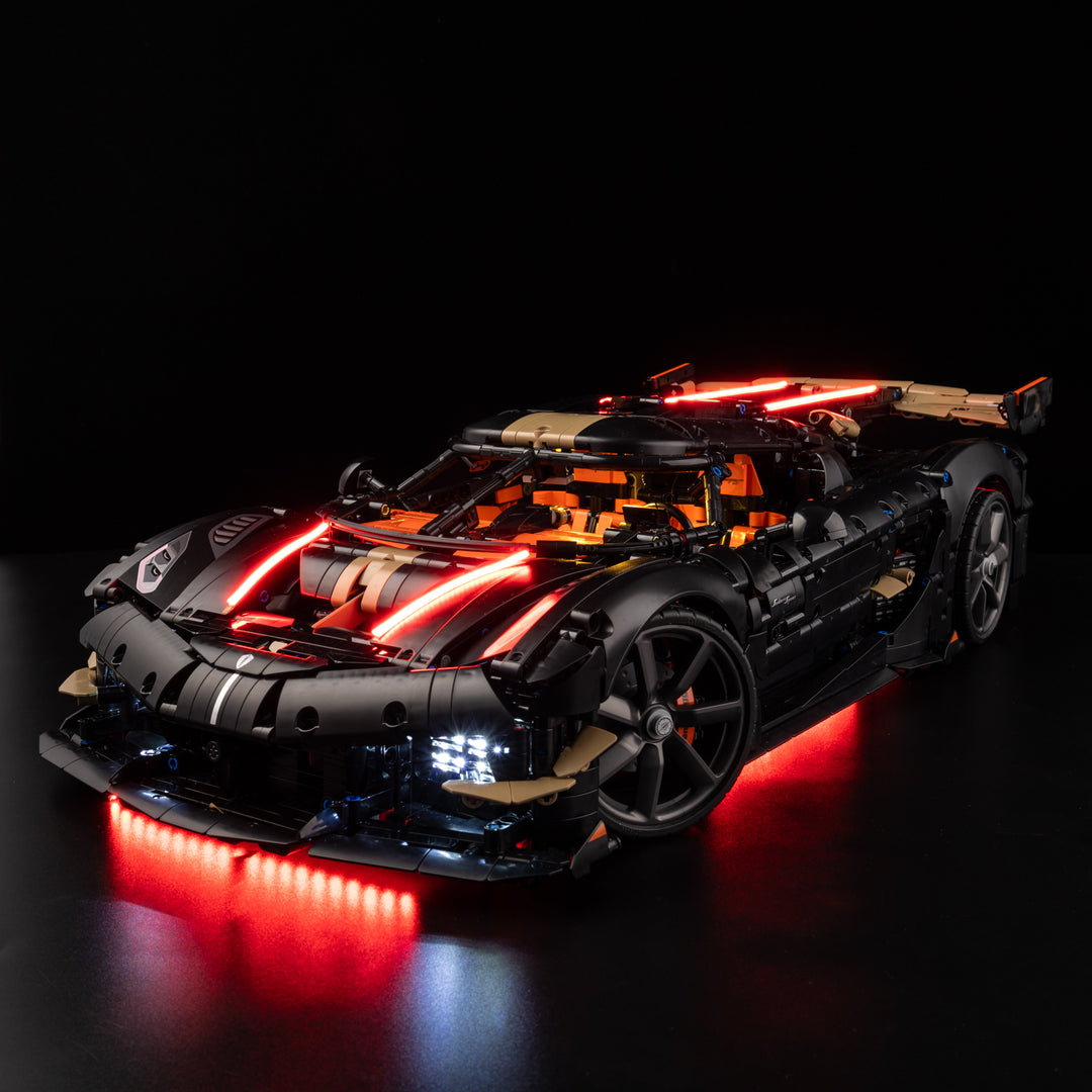 Light Kit for LEGO® Koenigsegg Sadair's Spear Megacar 42232