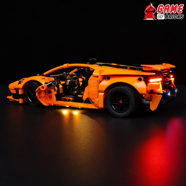 LEGO Lamborghini Huracán Tecnica Orange 42196 Light Kit