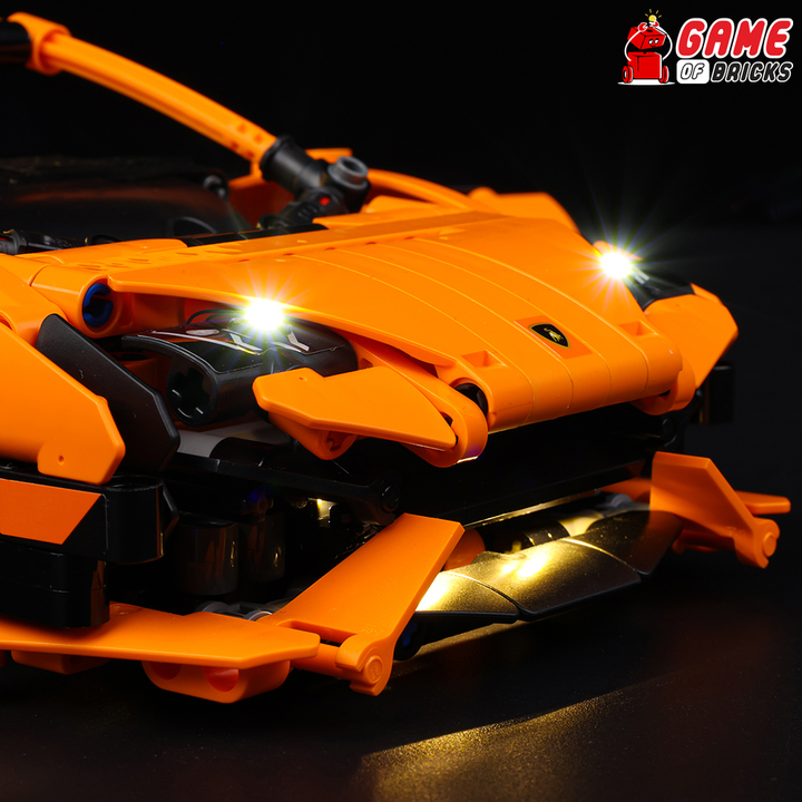 LEGO Lamborghini Huracán Tecnica Orange 42196 Light Kit