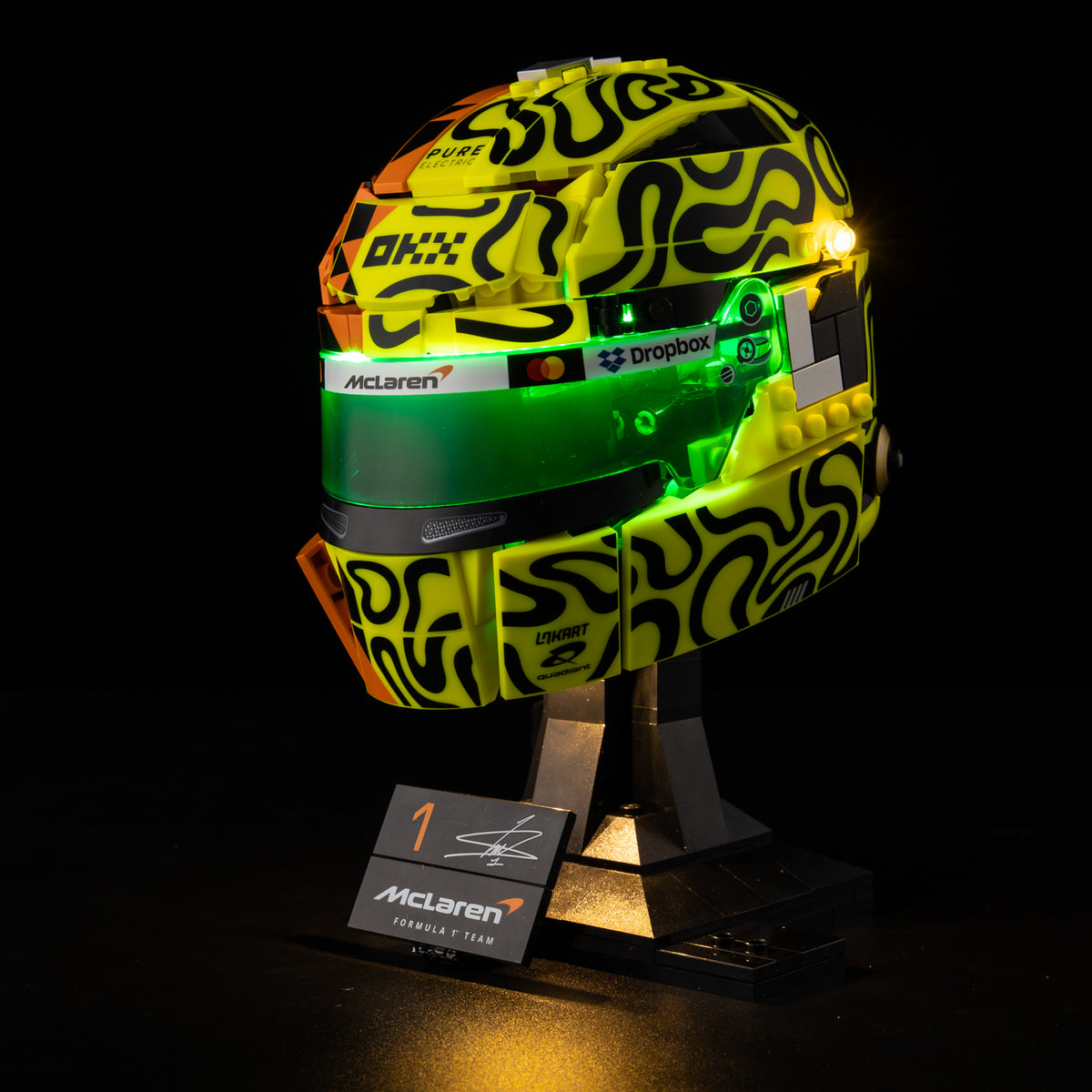 LEGO® McLaren Mastercard F1® Team Lando Norris Helmet 43023 Light Kit