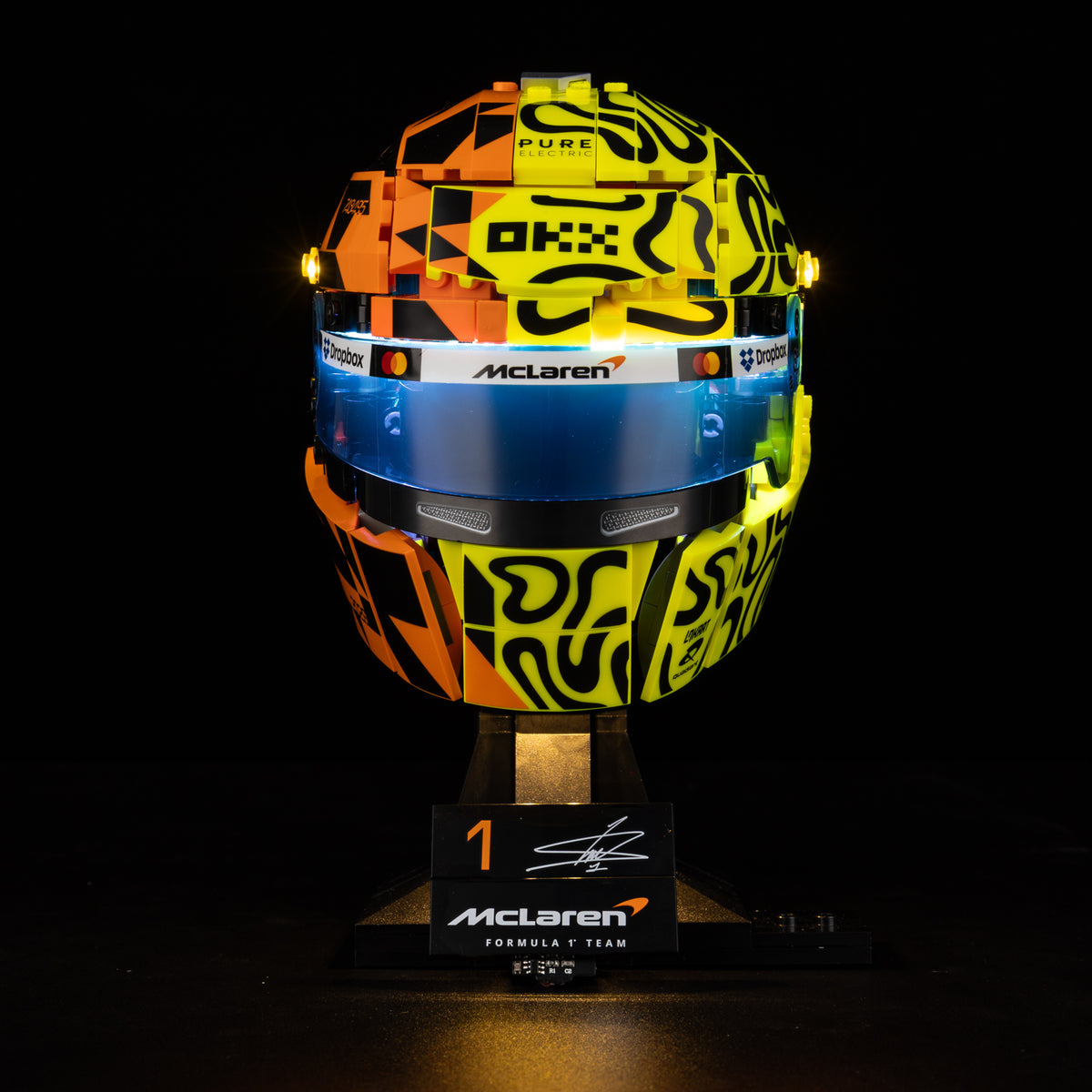 LEGO® McLaren Mastercard F1® Team Lando Norris Helmet 43023 Light Kit