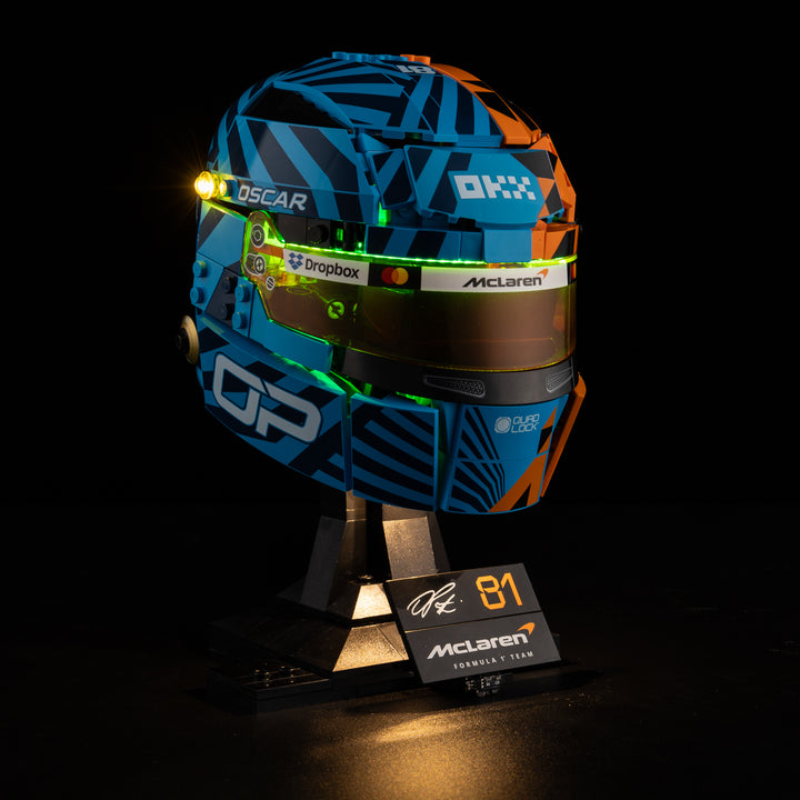 LEGO® McLaren Mastercard F1® Team Oscar Piastri Helmet 43017 Light Kit