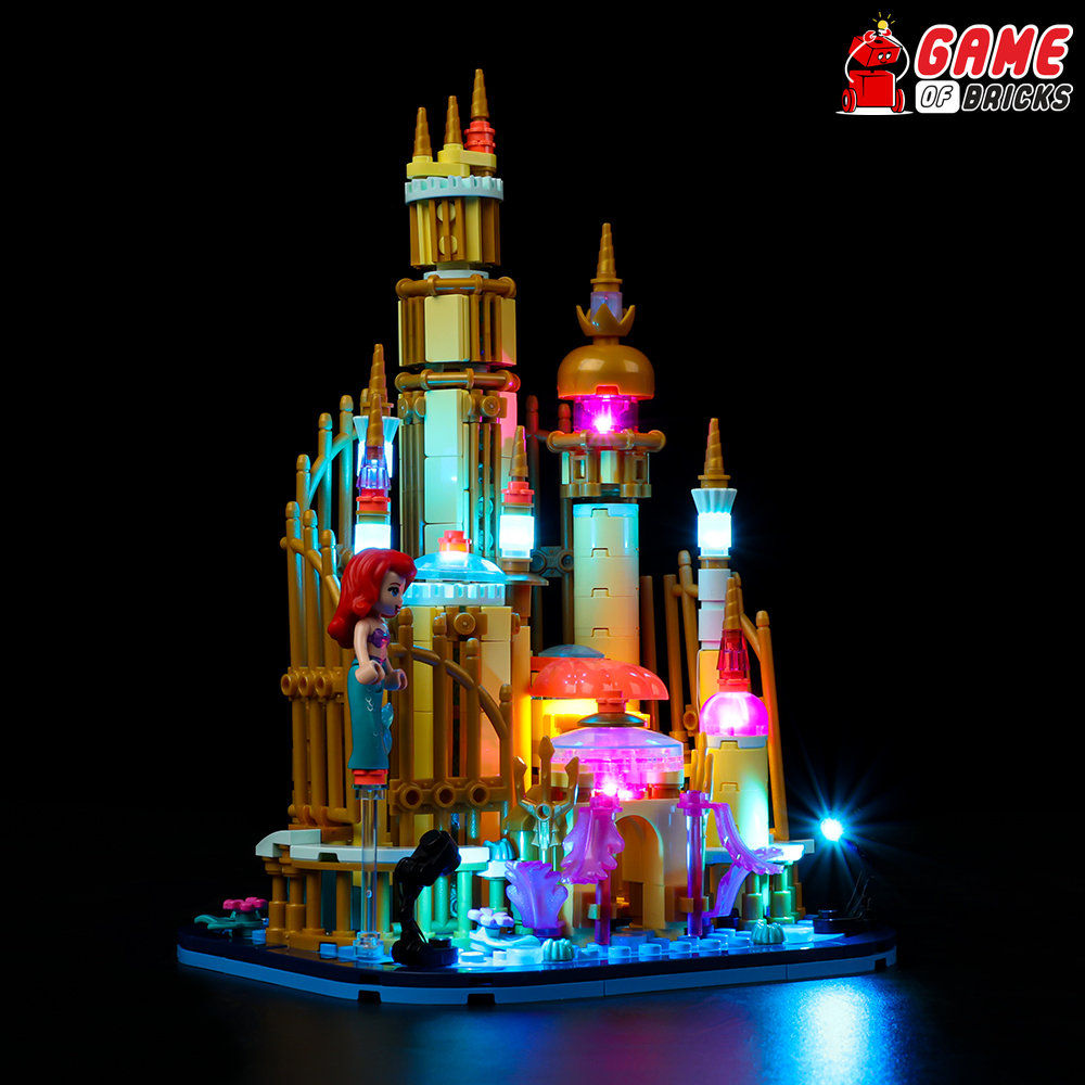 LEGO Mini Disney Ariel's Castle 40708 Light Kit