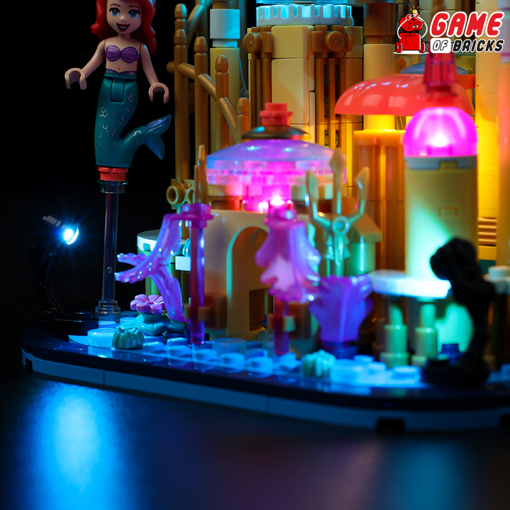 LEGO Mini Disney Ariel's Castle 40708 Light Kit