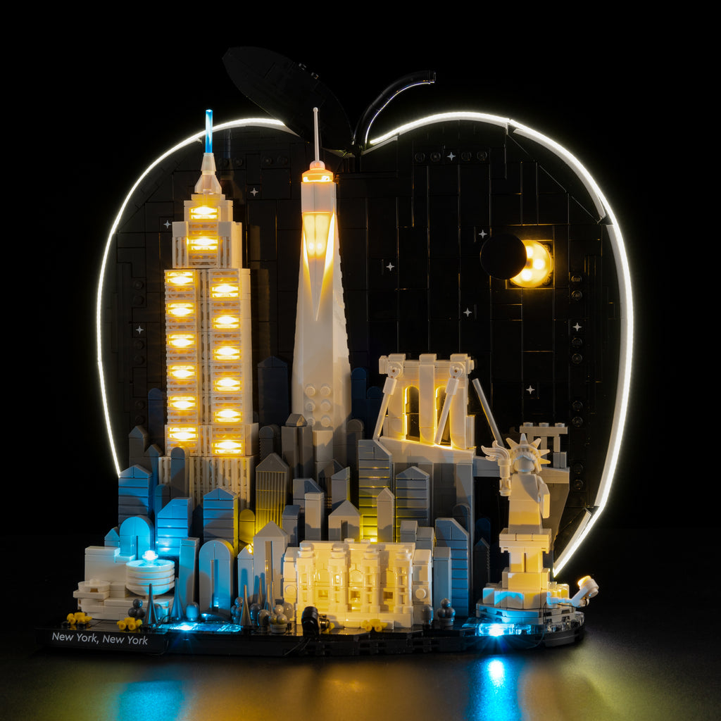 Led Light New York Skyline Lego Architecture Light Kit For LEGO Architecture New York City – The Big Apple 21066