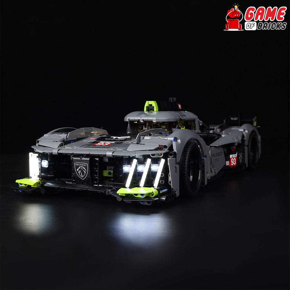 LEGO PEUGEOT 9X8 24H Le Mans Hybrid Hypercar 42156 Light Kit