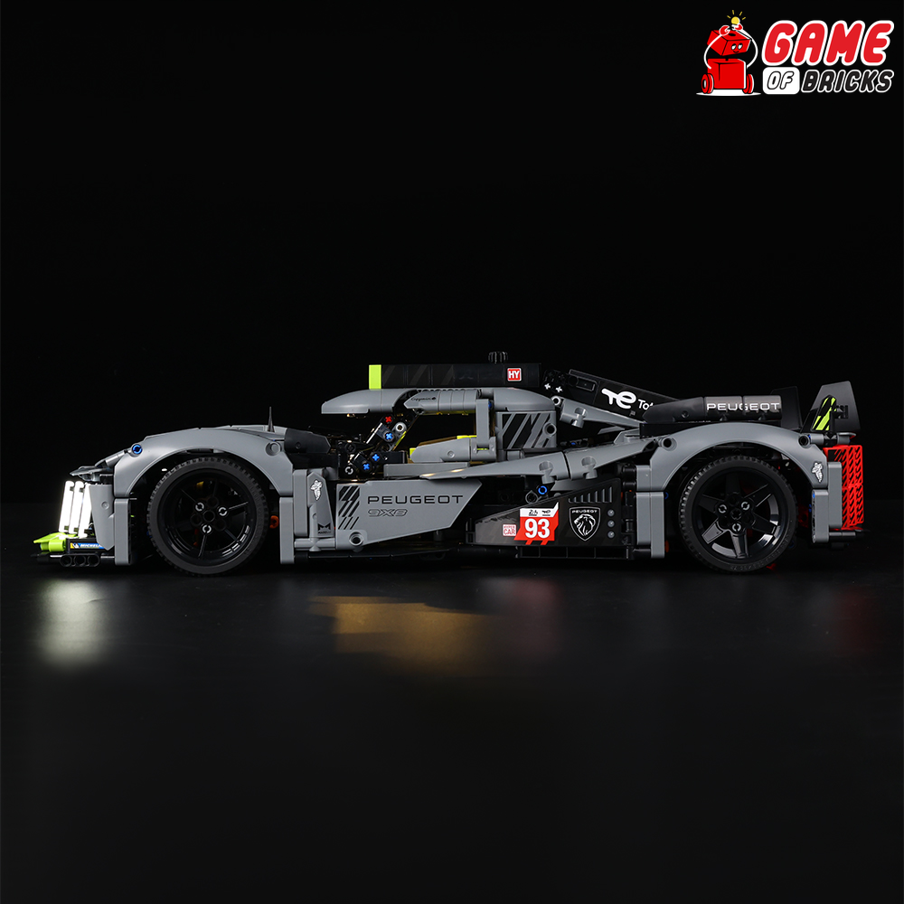 LEGO PEUGEOT 9X8 24H Le Mans Hybrid Hypercar 42156 Light Kit