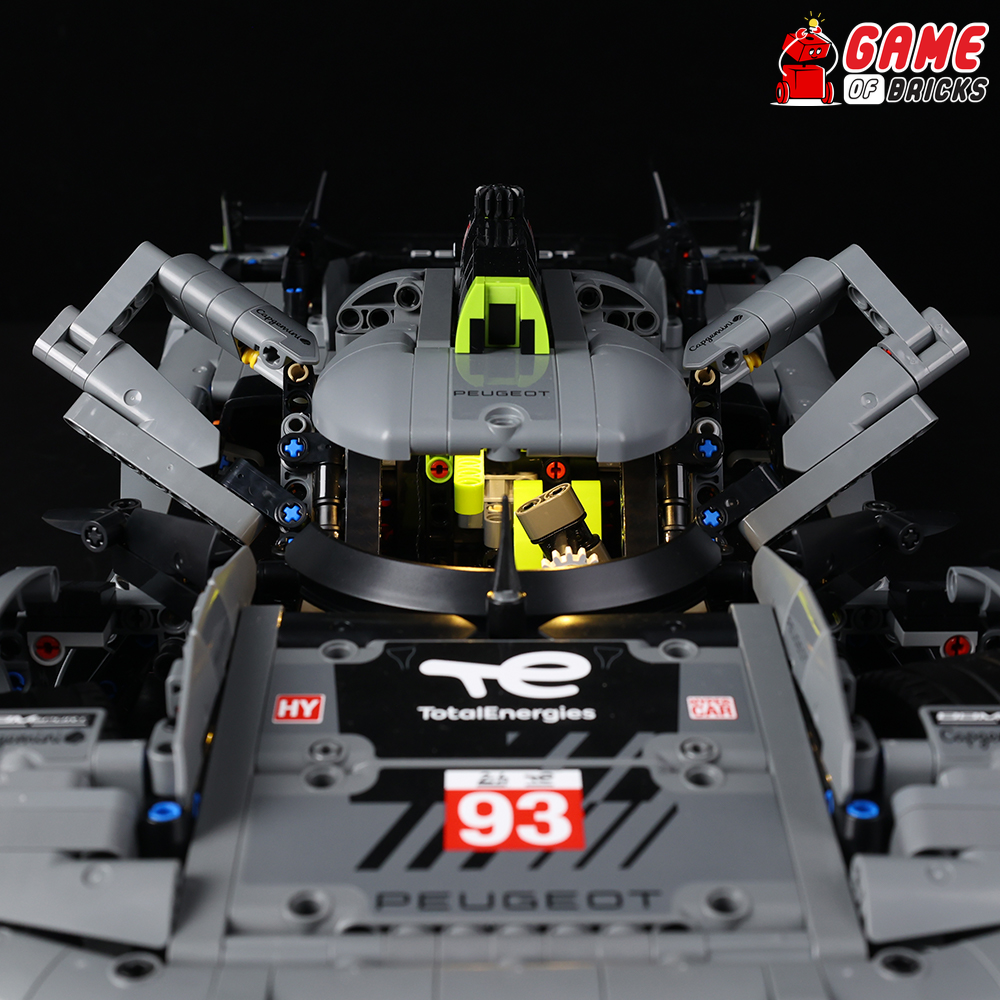 LEGO PEUGEOT 9X8 24H Le Mans Hybrid Hypercar 42156 Light Kit