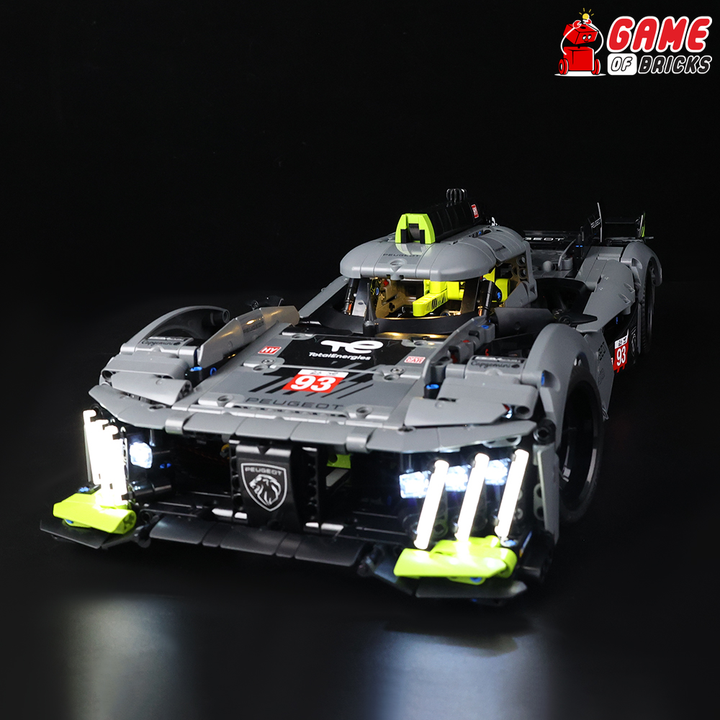 LEGO PEUGEOT 9X8 24H Le Mans Hybrid Hypercar 42156 Light Kit