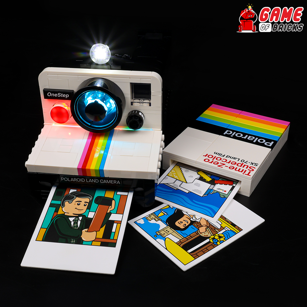 LEGO Polaroid OneStep SX-70 Camera 21345 Light Kit