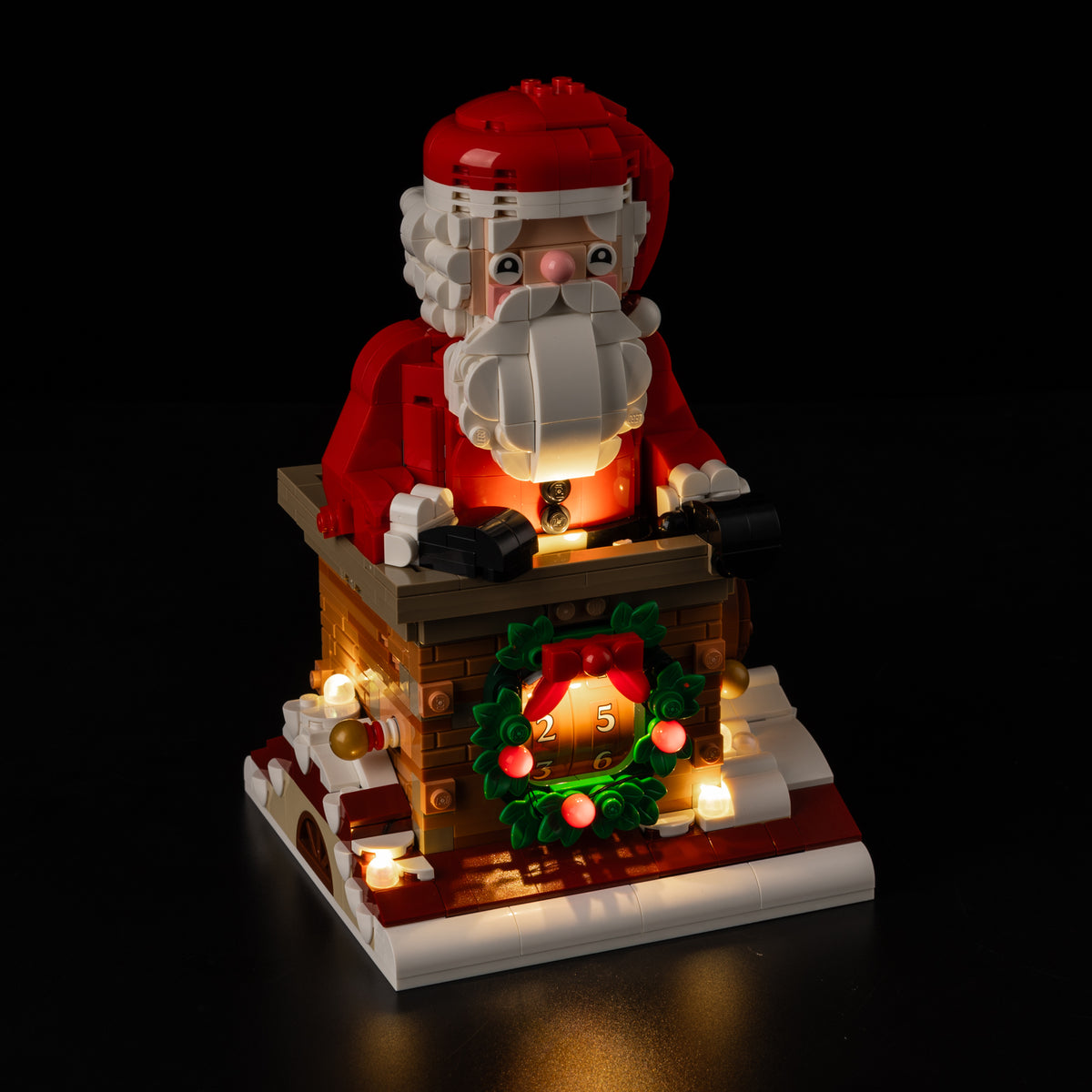 Illuminated LEGO Santa's Holiday Countdown 40874 view 3