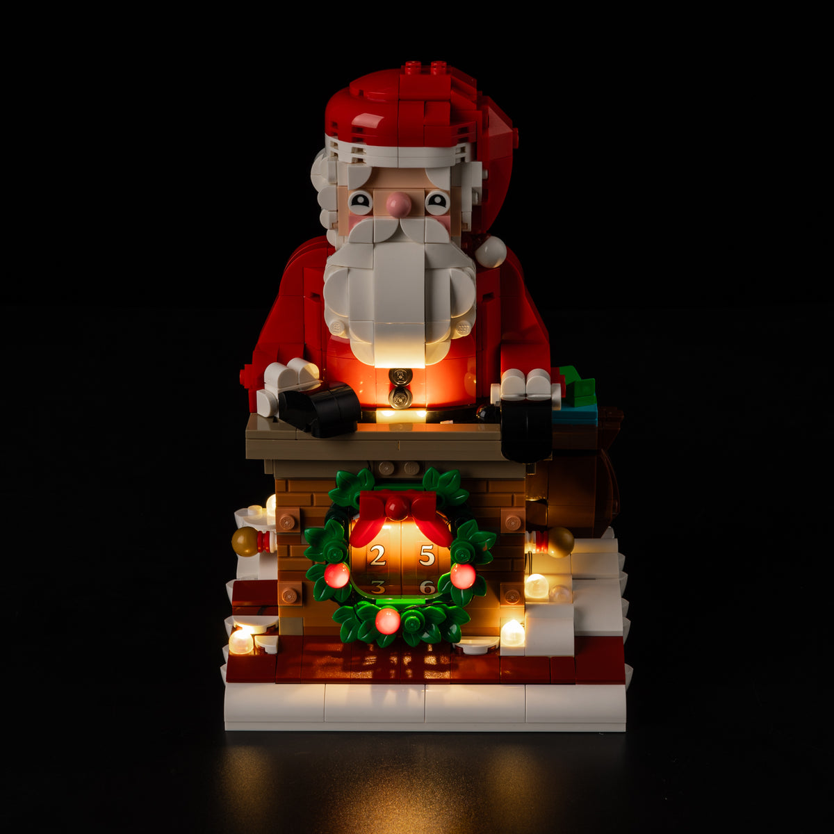 Illuminated LEGO Santa's Holiday Countdown 40874 view 5