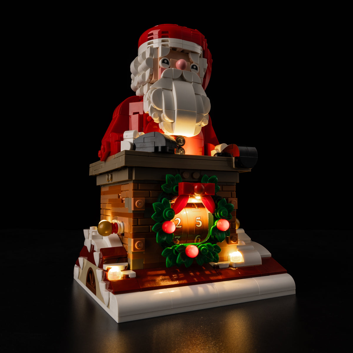 Illuminated LEGO Santa's Holiday Countdown 40874 view 6