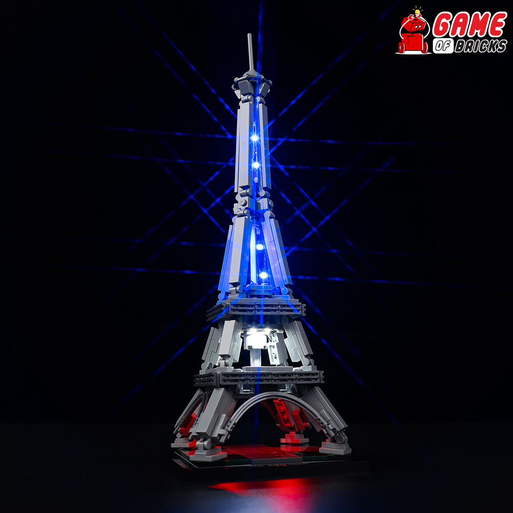 Light Kit for The Eiffel Tower 21019 (Updated)