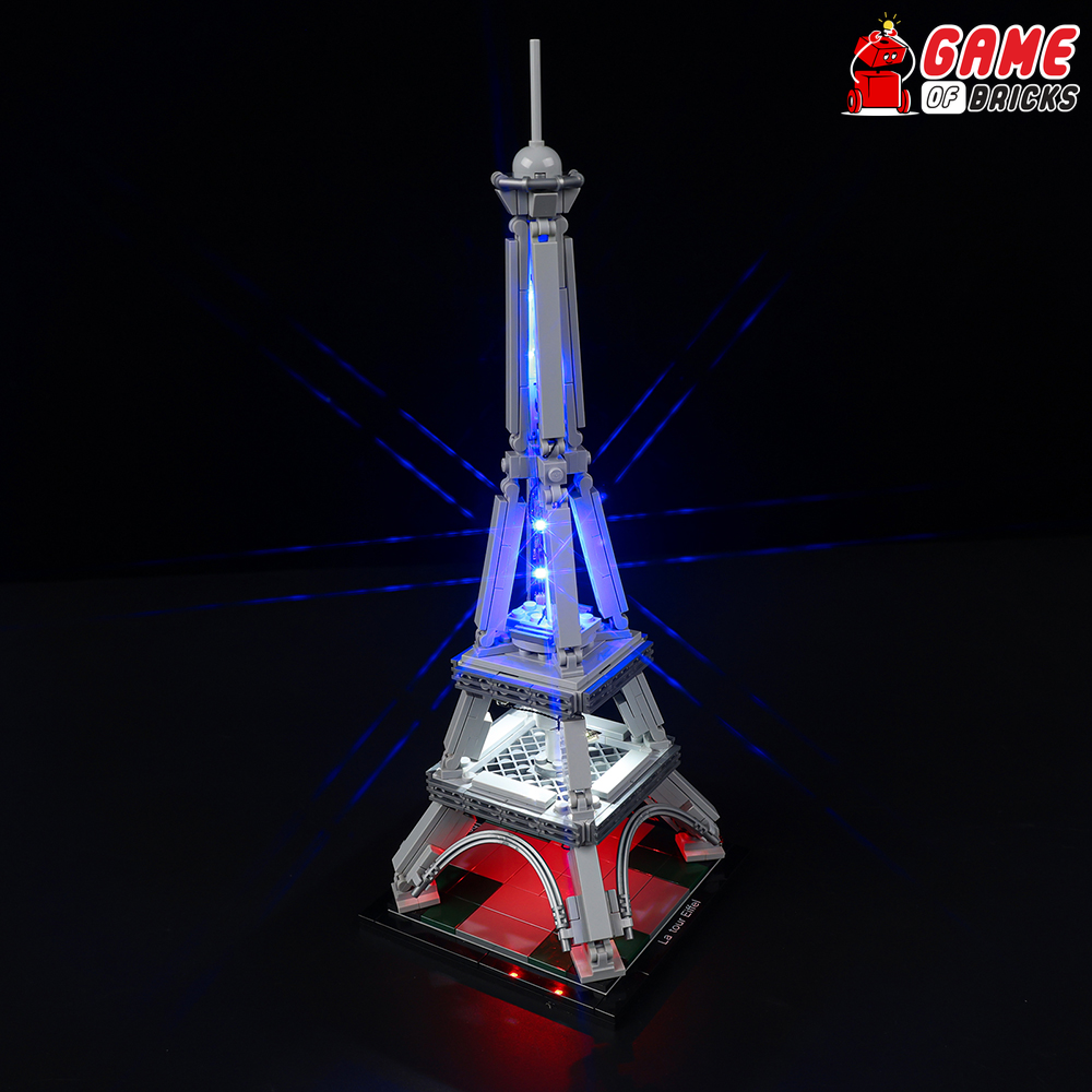 Light Kit for The Eiffel Tower 21019 (Updated)