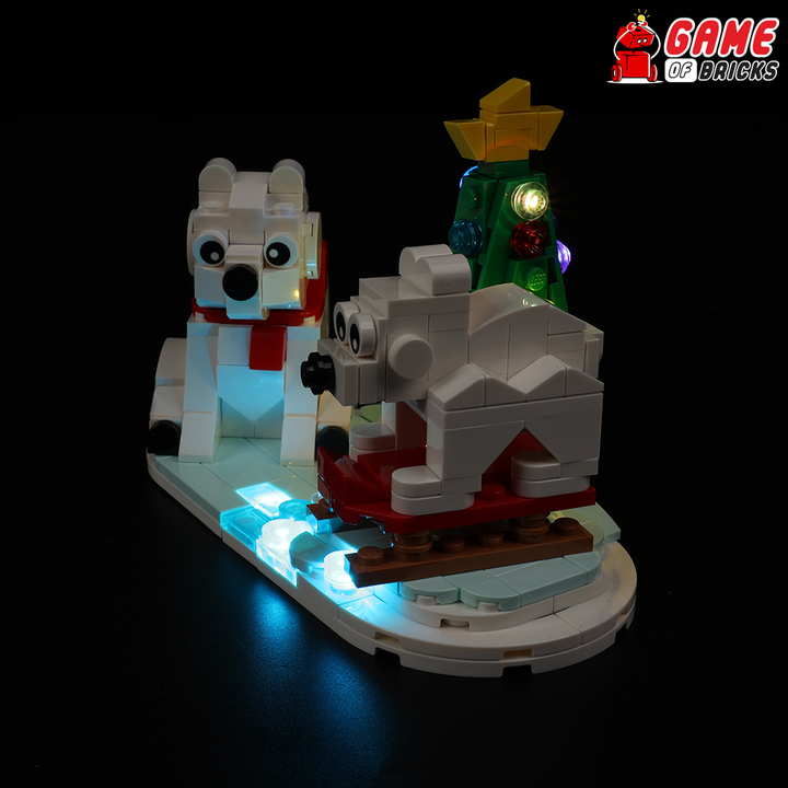 LEGO Wintertime Polar Bears 40571 Light Kit